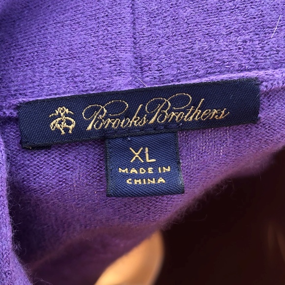 Brooks Brothers Silk Cashmere Sweater Thin Knit XL - Picture 6 of 6